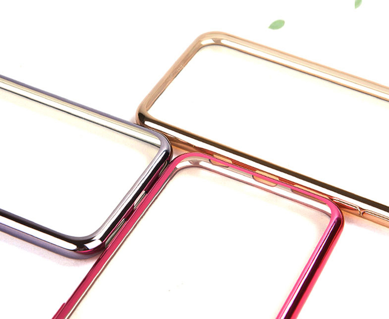 Best Pink Silicone Cases Or Covers With Metal Frame For iPhone 6S And 6S Plus IP6S04_7