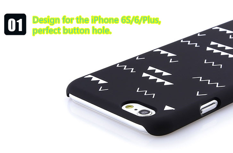 Perfect 2016 Soft Black White iPhone 6S 6 Plus Protective Cases And