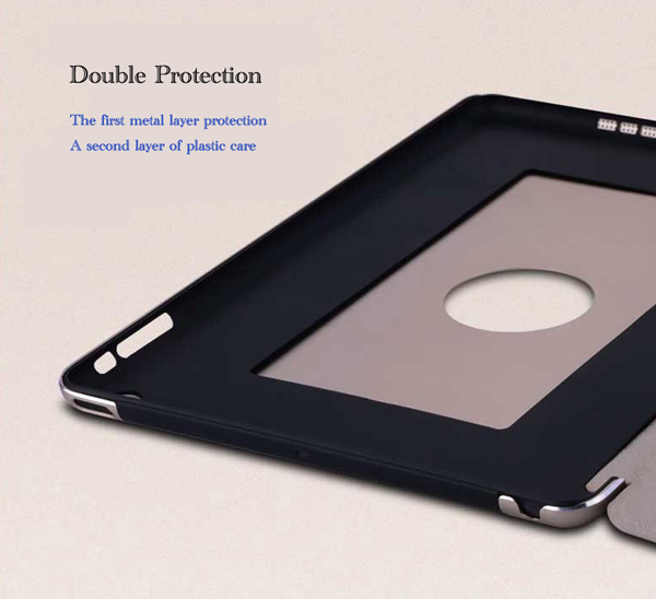 Best Metal Material iPad Air 2 Smart Cover Cases For iPad Air 2 IPCC03