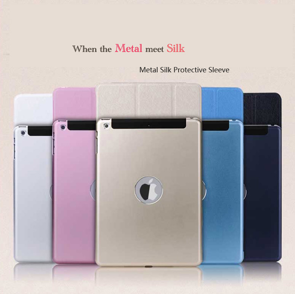 Best Metal Material iPad Air 2 Smart Cover Cases For iPad Air 2 IPCC03