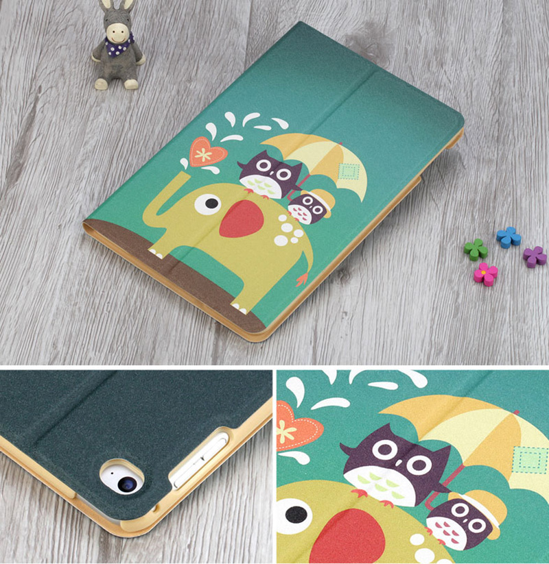 2016 Best Painted iPad Pro Cartoon Leather Protective Cases Covers