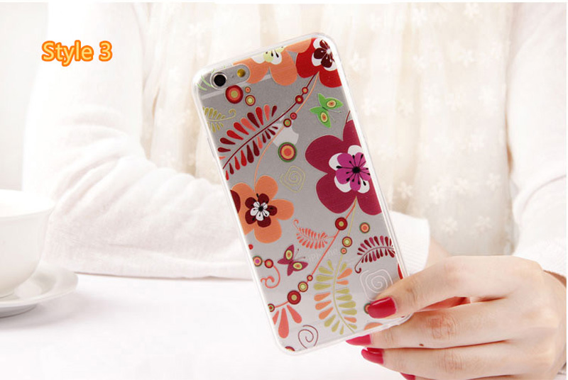 Best Cool Laser Painting Pattern Silicone Apple iPhone 6 And 6 Plus Cases IPS611_24