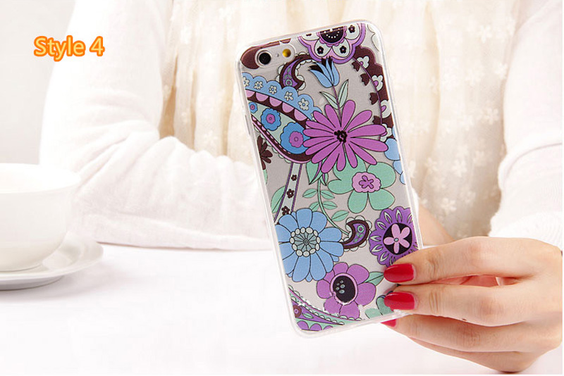 Best Cool Laser Painting Pattern Silicone Apple iPhone 6 And 6 Plus Cases IPS611_26