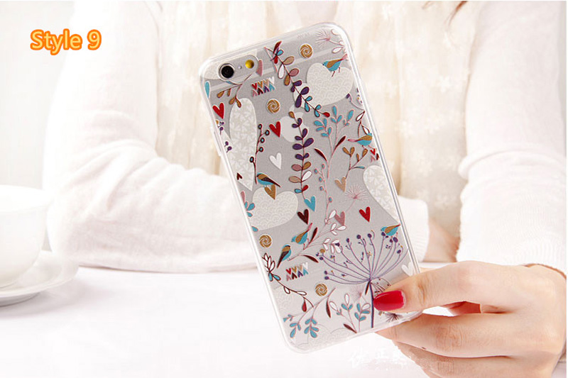 Best Cool Laser Painting Pattern Silicone Apple iPhone 6 And 6 Plus Cases IPS611_36