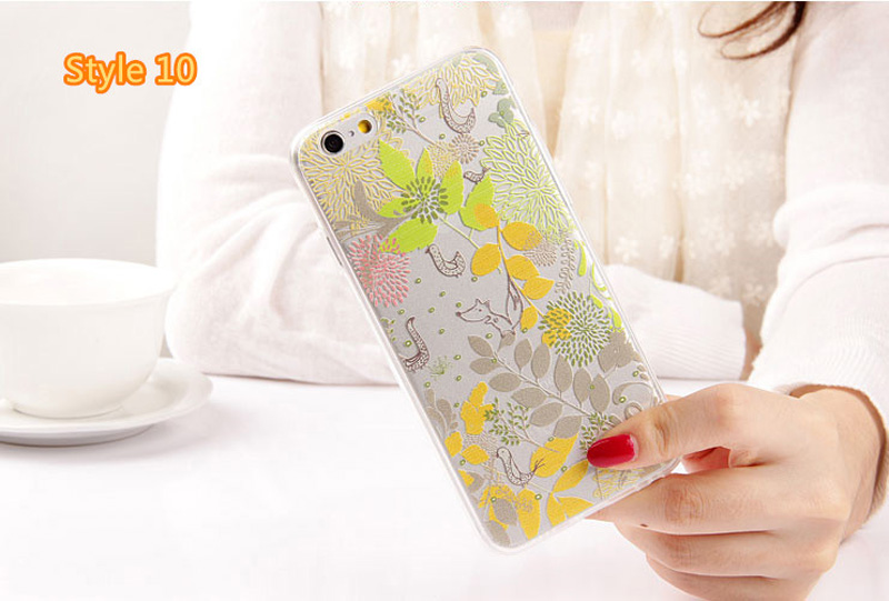 Best Cool Laser Painting Pattern Silicone Apple iPhone 6 And 6 Plus Cases IPS611_38