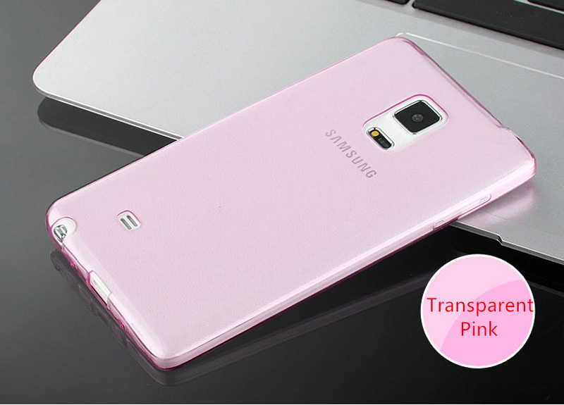 Cheap Slim Pink Silicone Samsung Galaxy Note Edge Case SGNE02_24