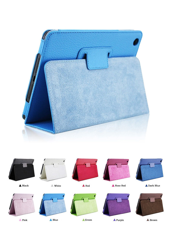 leather ipad mini 2 cover can be hold with card slot IPMC05_1