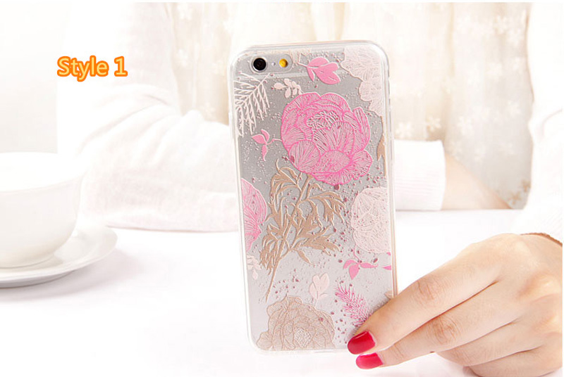 Best Cool Laser Painting Pattern Silicone Apple iPhone 6 And 6 Plus Cases IPS611