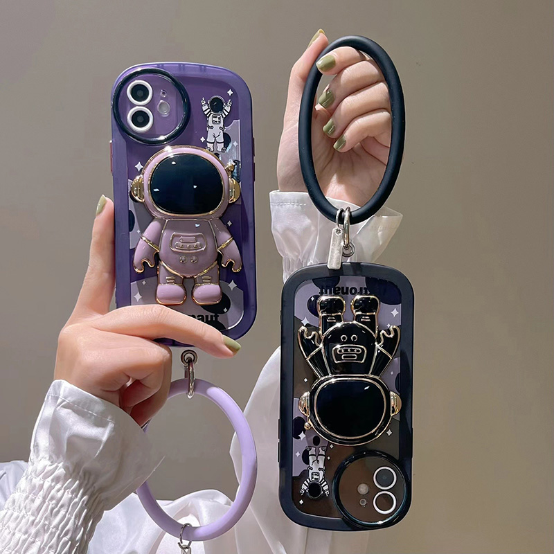 Astronaut Pattern Silicone Case For iPhone 15 14 13 IPS615