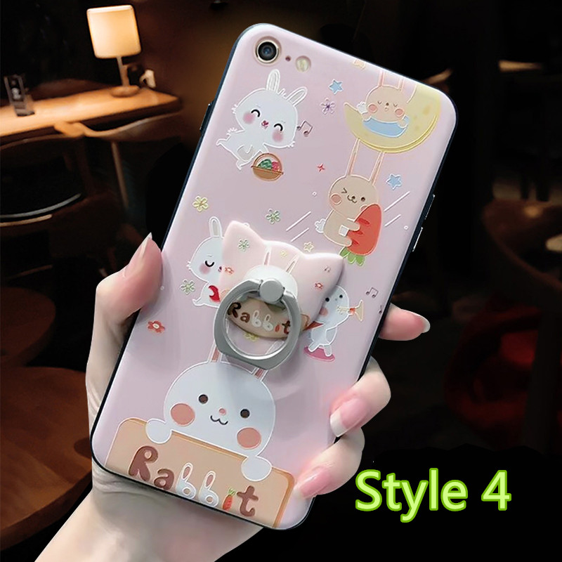 Best Painted Cat Pattern iPhone XS 8 7 6 Case IP6S01_4