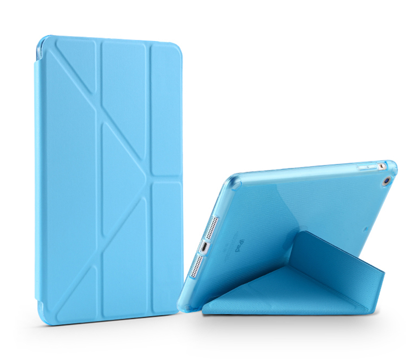 Cheap Cool Sky Blue Leather New iPad Pro Covers Or Cases IPPC02_5