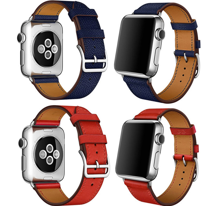 Leather 38MM 42MM Apple Watch Band For iWatch 1 2 3 AWB01_6