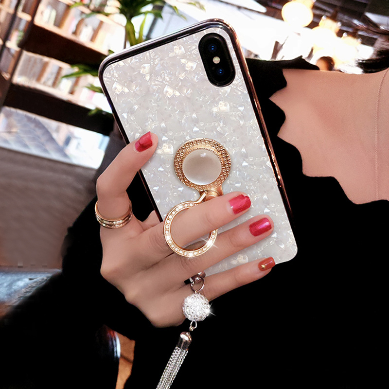 Perfect iPhone 11 XS Max XR 6 7 8 Plus Case With Diamond Ring IP6S06_6
