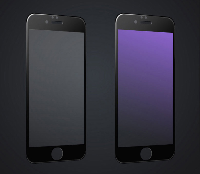 Anti Blue Light iPhone 8 7 6 6S Plus Full Screen Coverage Protectors Nano Film IPASP05_13