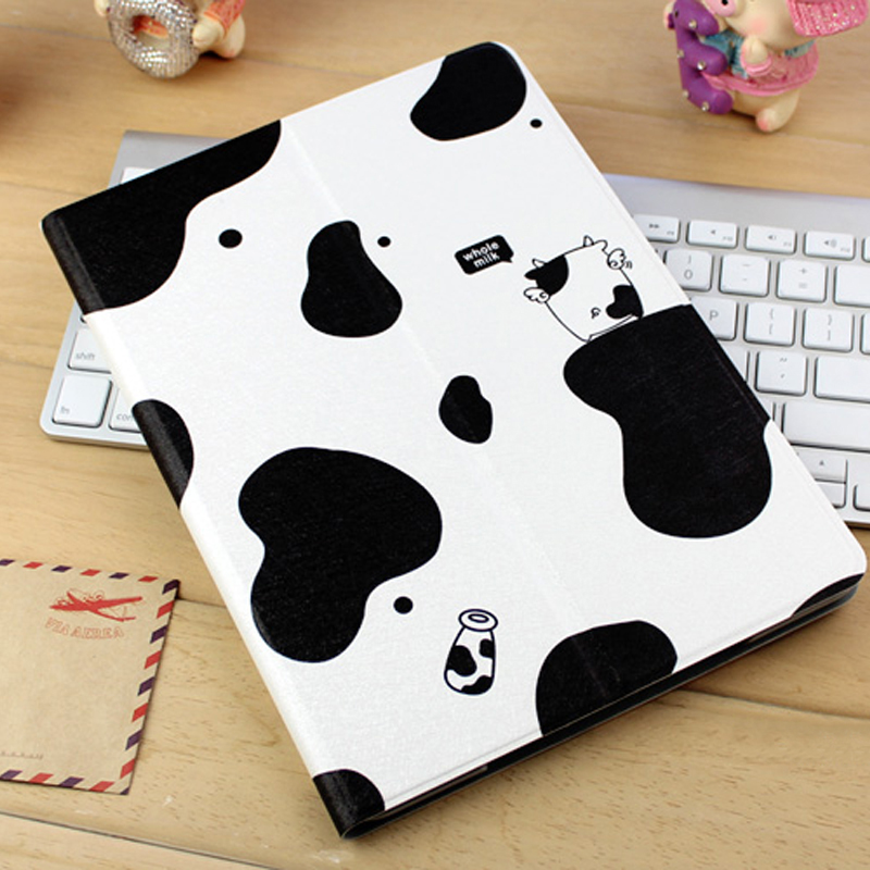 Best Leather iPad Air And iPad Air 2 Cover With HD Cartoon Drawing IPCC04_13