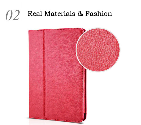 Cheap iPad Mini Air Pro Leather Cover Folding Folio Case IPMC05_10