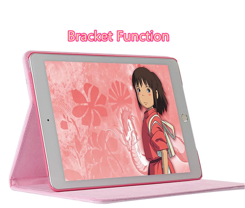 Pink Imitation Leather iPad Mini 3/2/1 Cases And Covers With Nice Bow IPMC307_10