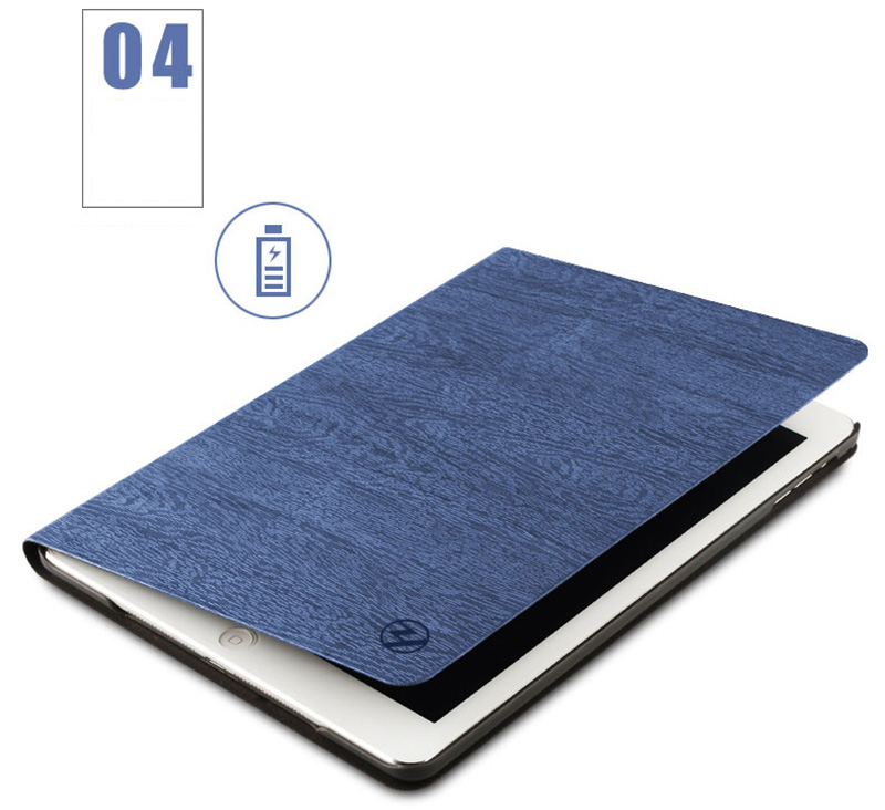 Perfect Dark blue Leather iPad Mini 4 3 2 1 Protective Cases Or Covers IPMC403_12