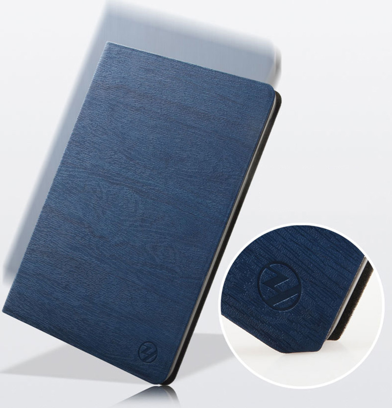 Perfect Dark blue Leather iPad Mini 4 3 2 1 Protective Cases Or Covers IPMC403_15