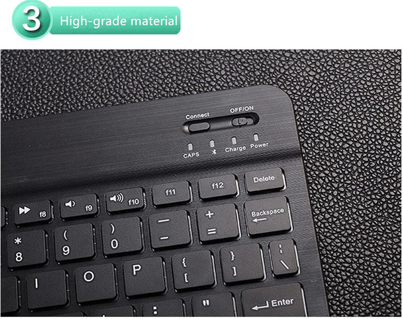 Bluetooth iPad Mini 3 2 keyboard With Leather Case For iPad Mini IPML02_15
