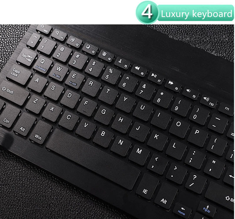 Bluetooth iPad Mini 3 2 keyboard With Leather Case For iPad Mini IPML02_16