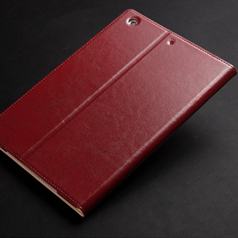 Leather Brown iPad Pro Air 2 Mini 4 Folio Protective Case Cover IPPC03_14