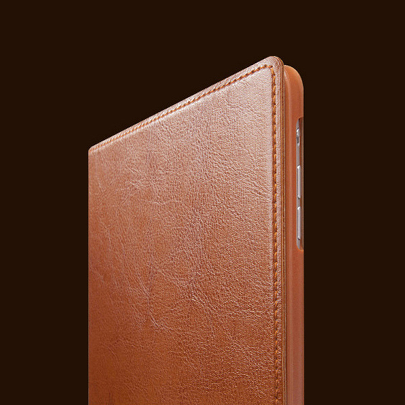 Leather Brown iPad Pro Air Mini Folio Protective Cover IPPC03_9