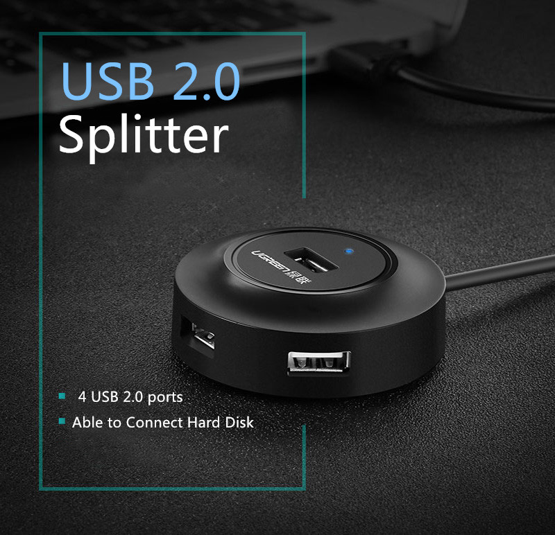 USB 2.0 Type C Splitter 4 USB 2.0 Ports Hub MBC02_8