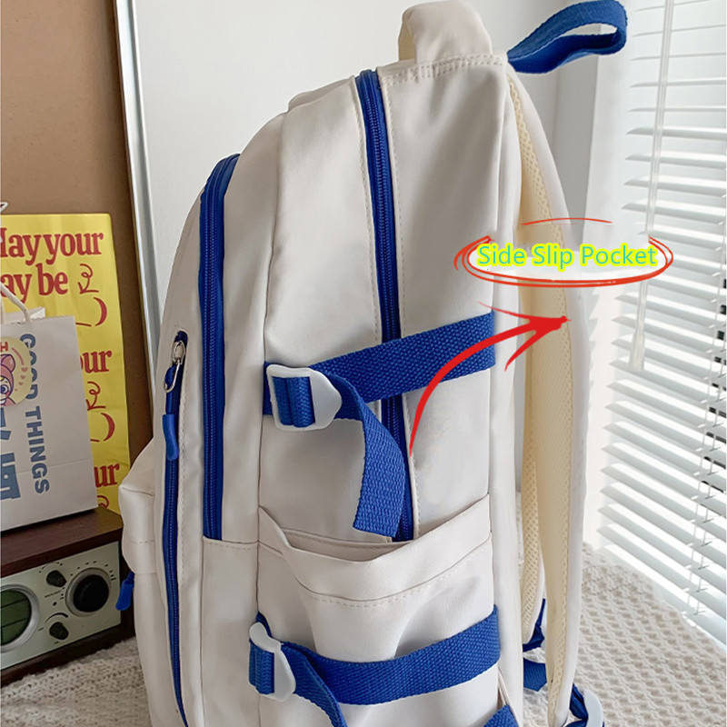 Large Capacity Backpack With Duck Pendant For Student MFB08_7