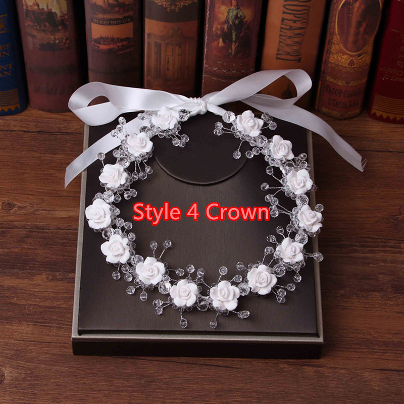 Perfect Necklace Earrings Crown Three Sets For Wedding Bride Jewelry NLC10_13