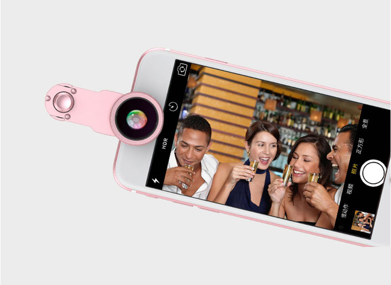 Samsung iPhone Wide Macro Fisheye Angle Lens Universal External Camera PHE03_20