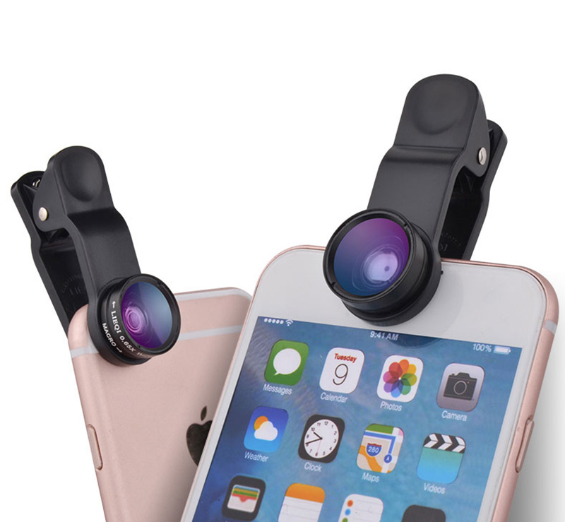 Best Universal Phone External Camera With Wide Macro Fisheye Lens PHE04
