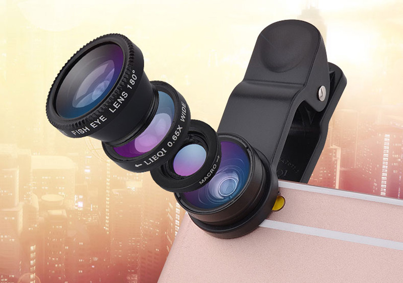Best Universal Phone External Camera With Wide Macro Fisheye Lens PHE04_9
