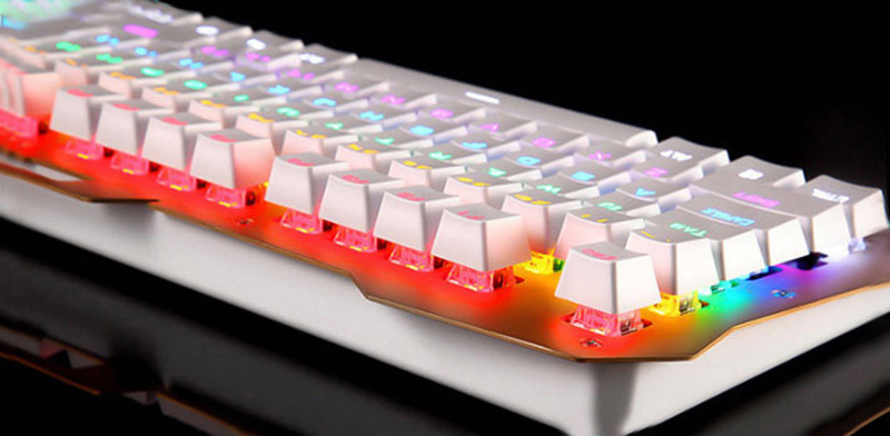 Cool Mechanical Keyboard With Colorful Light For Desktop PC PKB07_9