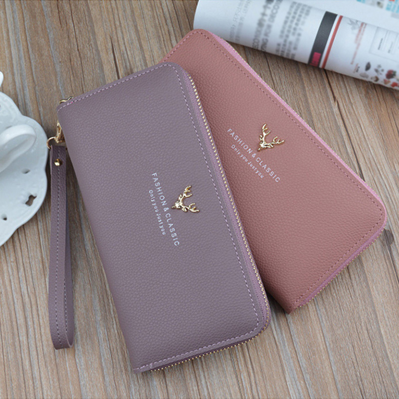 Leather Cell Phone Wallet For Samsung iPhone Smartphone Wallet PW02_8