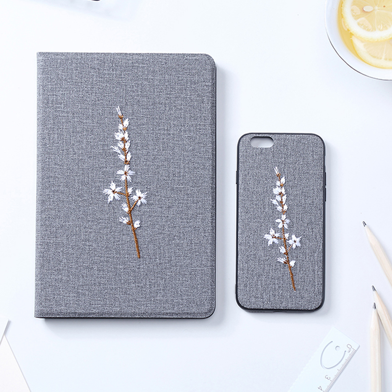 Embroidery Cover For iPad Mini Air Pro 2017 2018 New iPad IPMC03_2