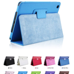 Cheap iPad Mini Air Pro Leather Cover Folding Folio Case IPMC05