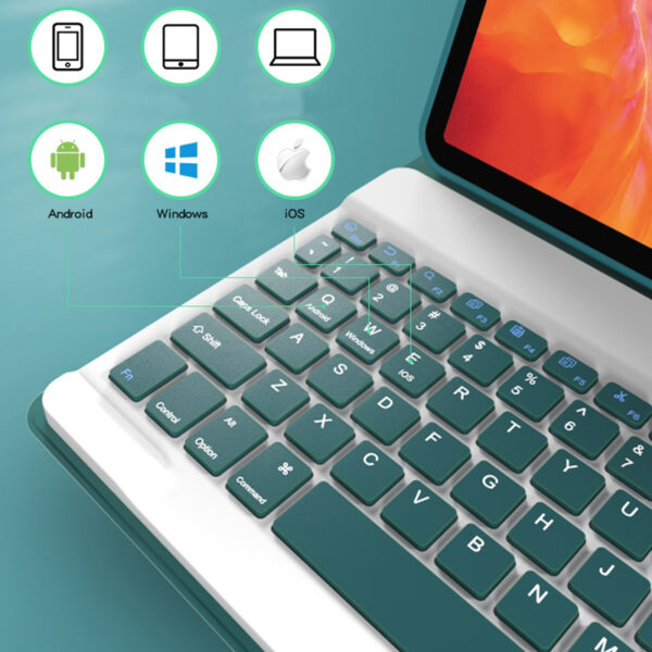 Best iPad Pro Air Bluetooth Keyboard Cover For iPad IPMK02_5