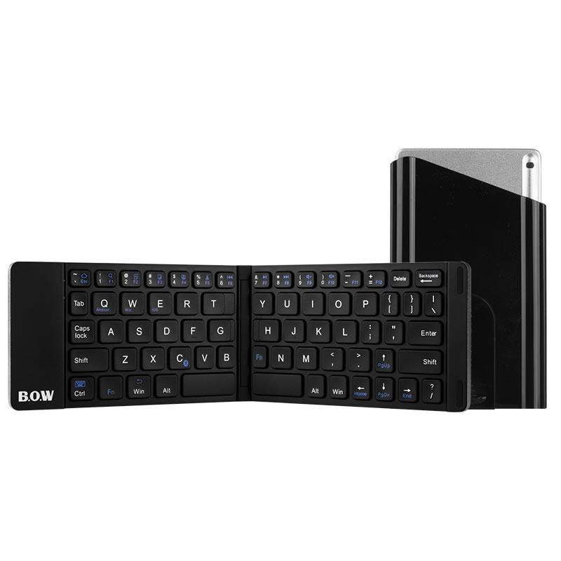 Best Aluminium Alloy Folding Phone iPad PC Bluetooth Keyboard PKB02