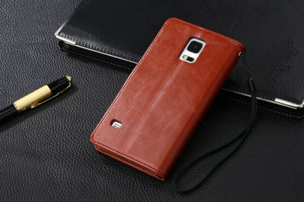 Leather Brown Samsung Case For Samsung S10 9 8 Plus SGS06_6