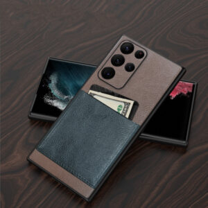 Leather Samsung S23 22 21 Note 20 Case With Card Pocket SG602