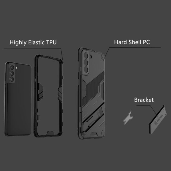 All-inclusive Case With Invisible Bracket For Samsung S21 Plus Ultra SG604_7