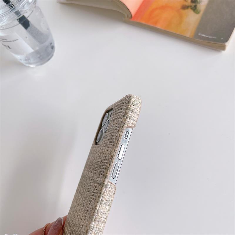 Weave Leather Case For Samsung S24 23 22 Note 20 SG609_7