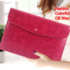 Cool Red Leather Bag Case For 12 Inch Macbook Pro Air 11 13 MB1202_2