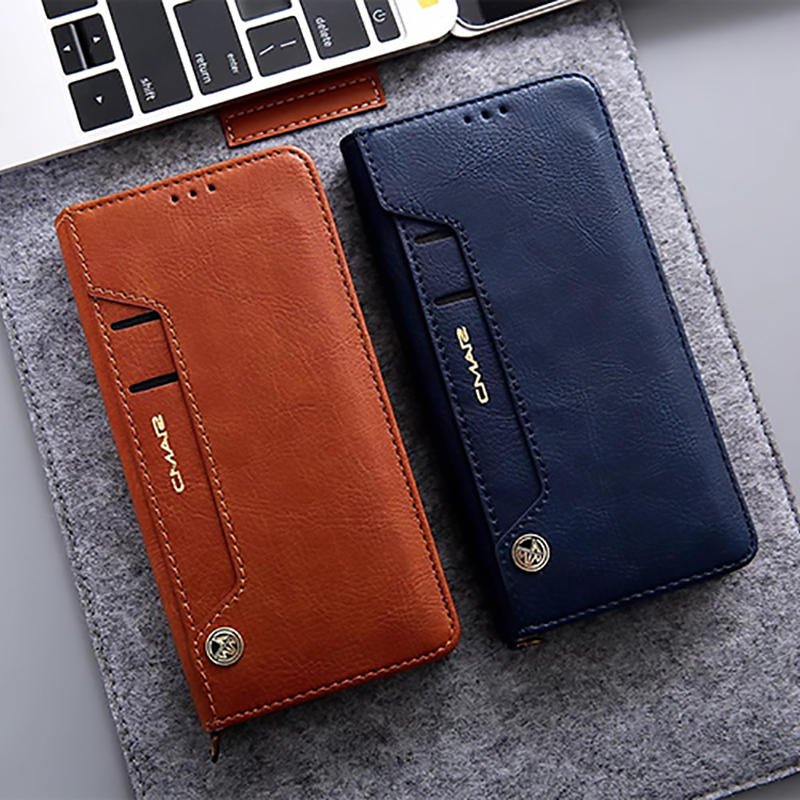 Leather Case With Card Holder For Samsung S22 21 20 Note 20 SG608