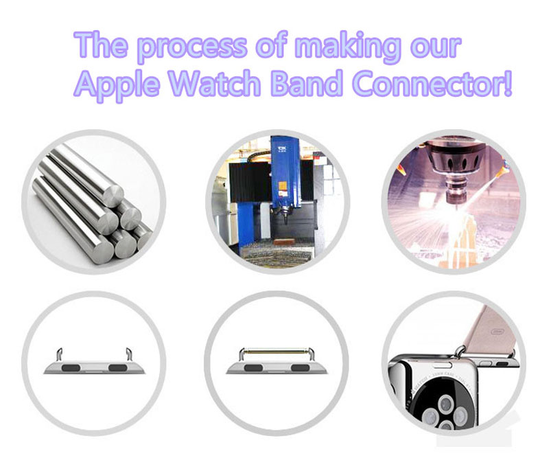 Aviation Aluminum Band Connector For Apple Watch AWB03_4