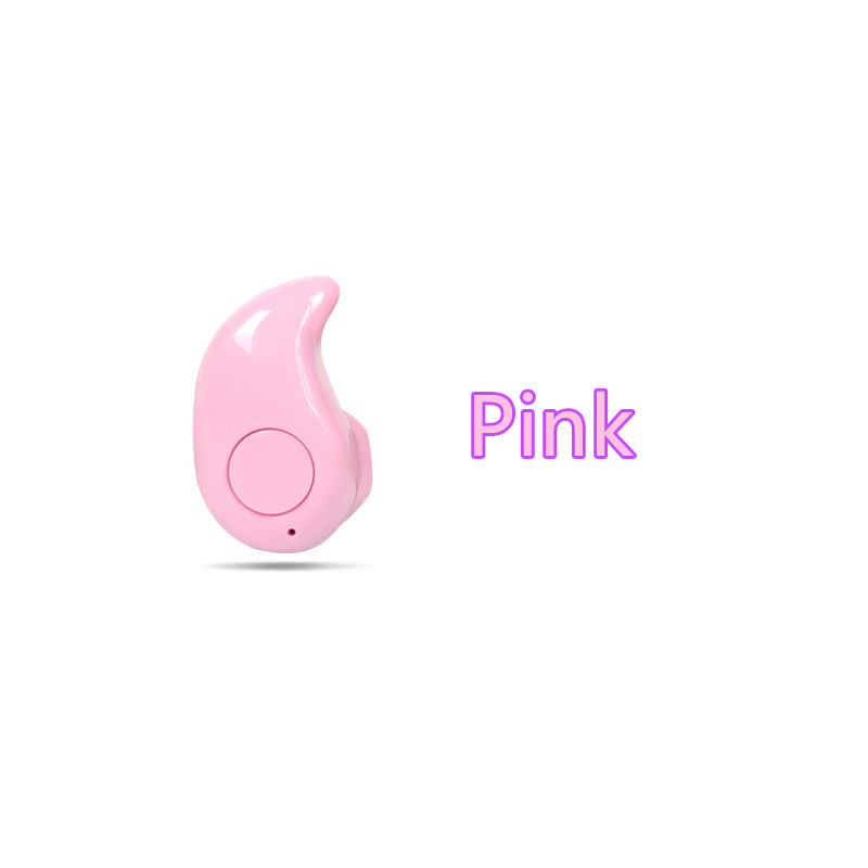Smallest Pink Bluetooth Headset Mini Wireless Sport Headphones BTE02