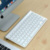 Cheap Silver Mac PC Wireless Keyboard USB Receiver IPK07