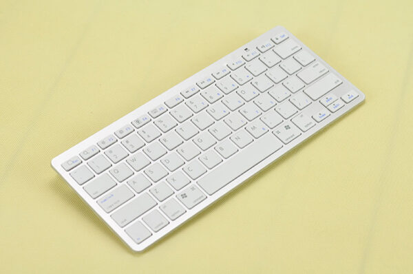 Cheap Silver Mac PC Wireless Keyboard USB Receiver IPK07_2