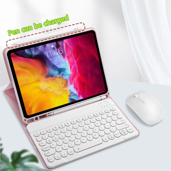 Best Leather iPad Pro 11 10.5 New iPad Air 4 3 Cover With Keyboard IPPK01_5